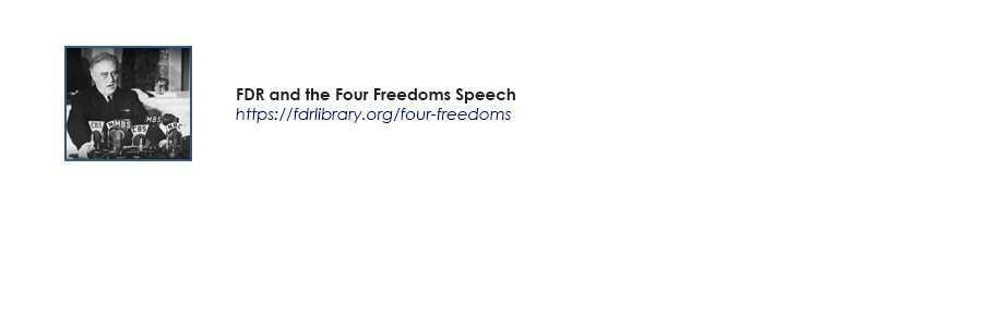 FDR and the Four Freedoms Speech - FDR Presidential Library & Museum